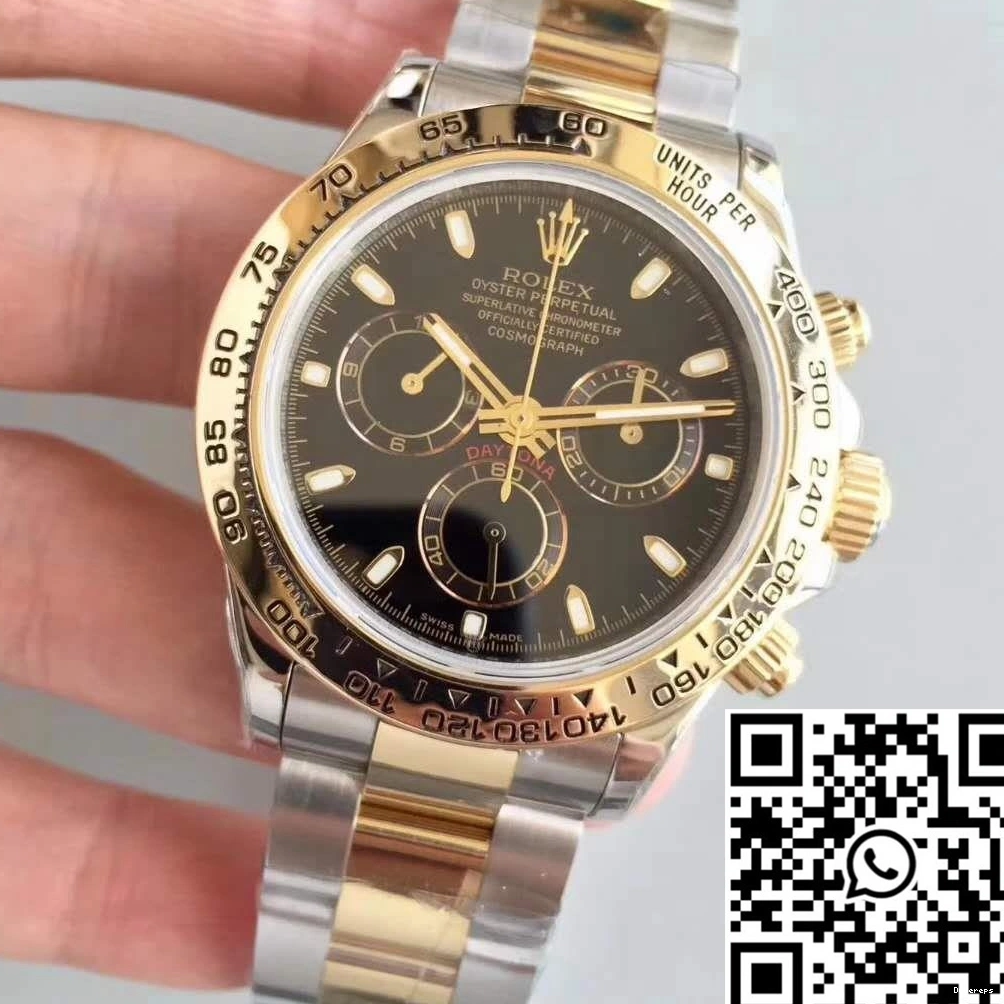 1101 Dial 116503 Daytona Cosmograph Black Rolex DailyWear 0706